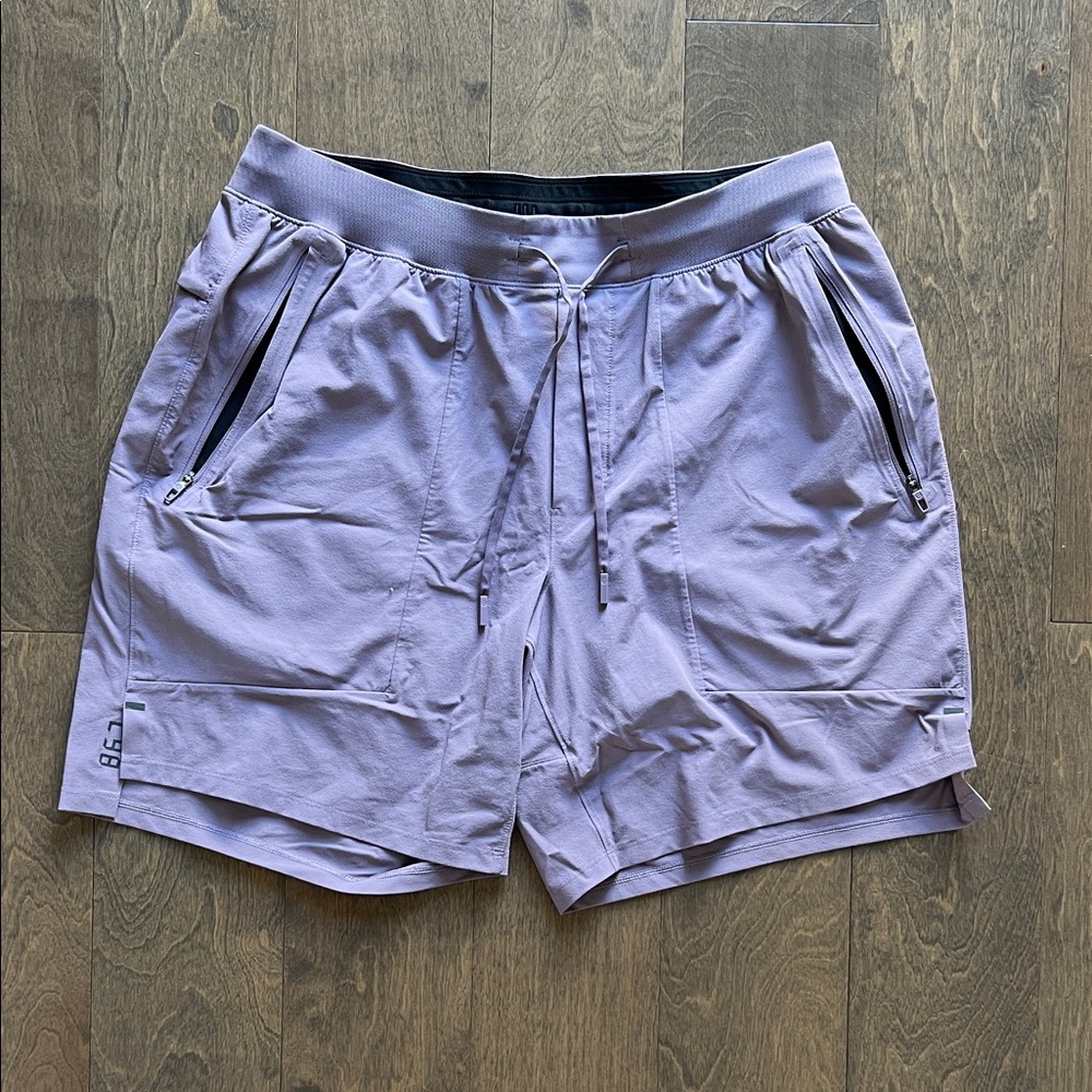 lululemon athletica Men's Lavender Athletic Shorts 7” inseam